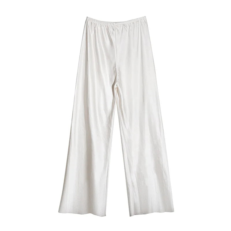 Jazzlyn Satin Wide-Leg Pants