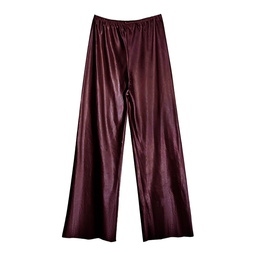 Jazzlyn Satin Wide-Leg Pants