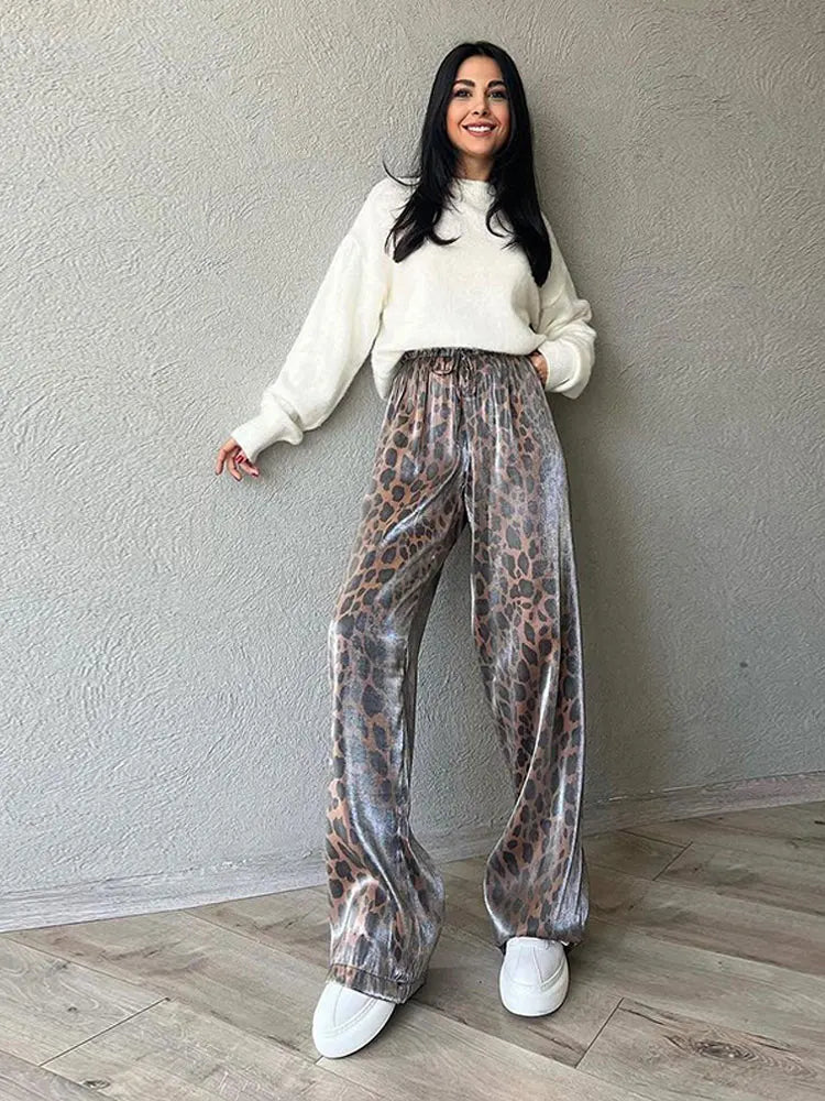 Jasmine Leopard Pants