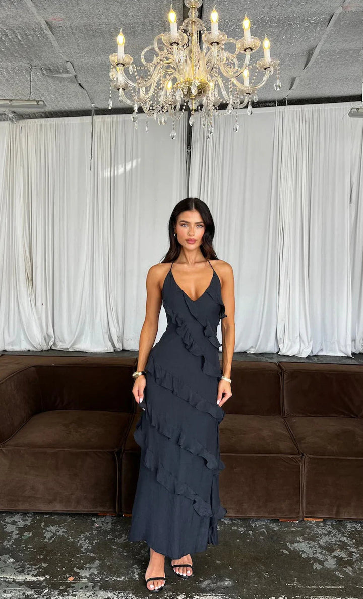 Coraline Ruffled Maxi Dress