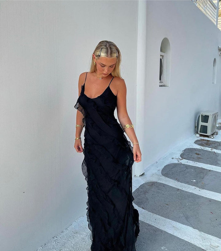 Coraline Ruffled Maxi Dress