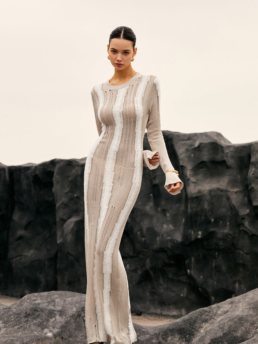 Hattie Knit Maxi Dress