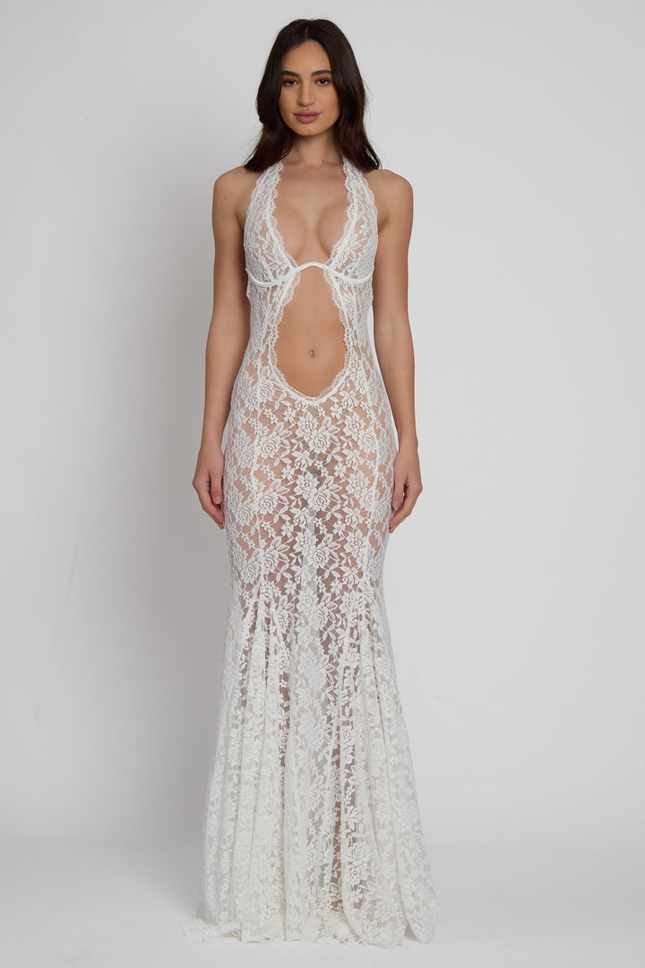 Amalie Lace Maxi Dress