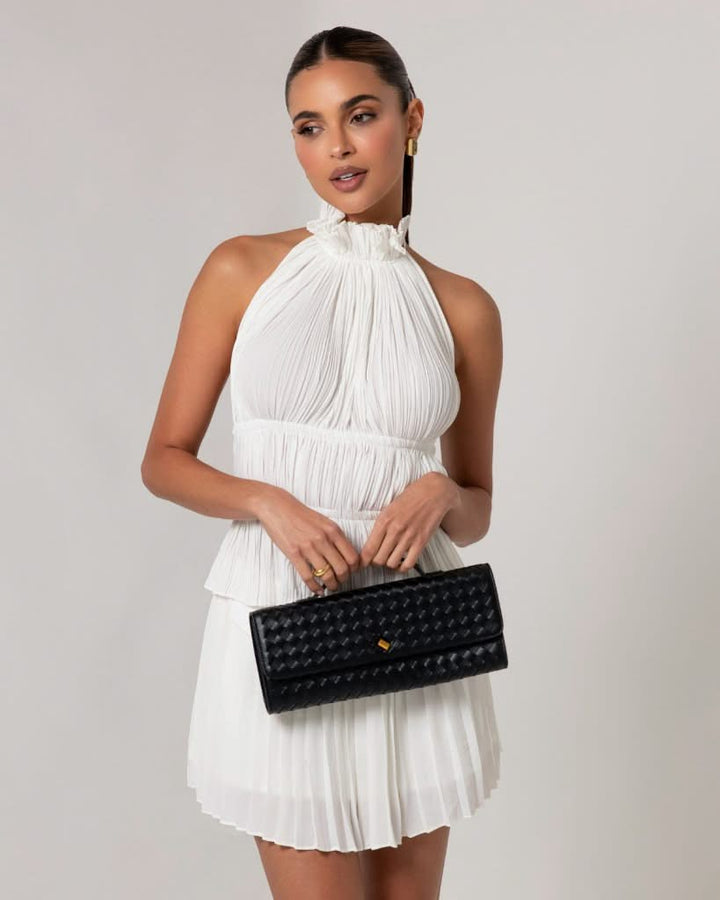 Angelique Pleated Mini Skirt