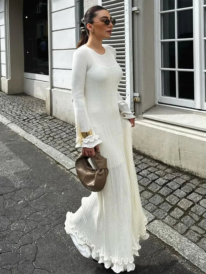 Blanca Ruffle Maxi Dress