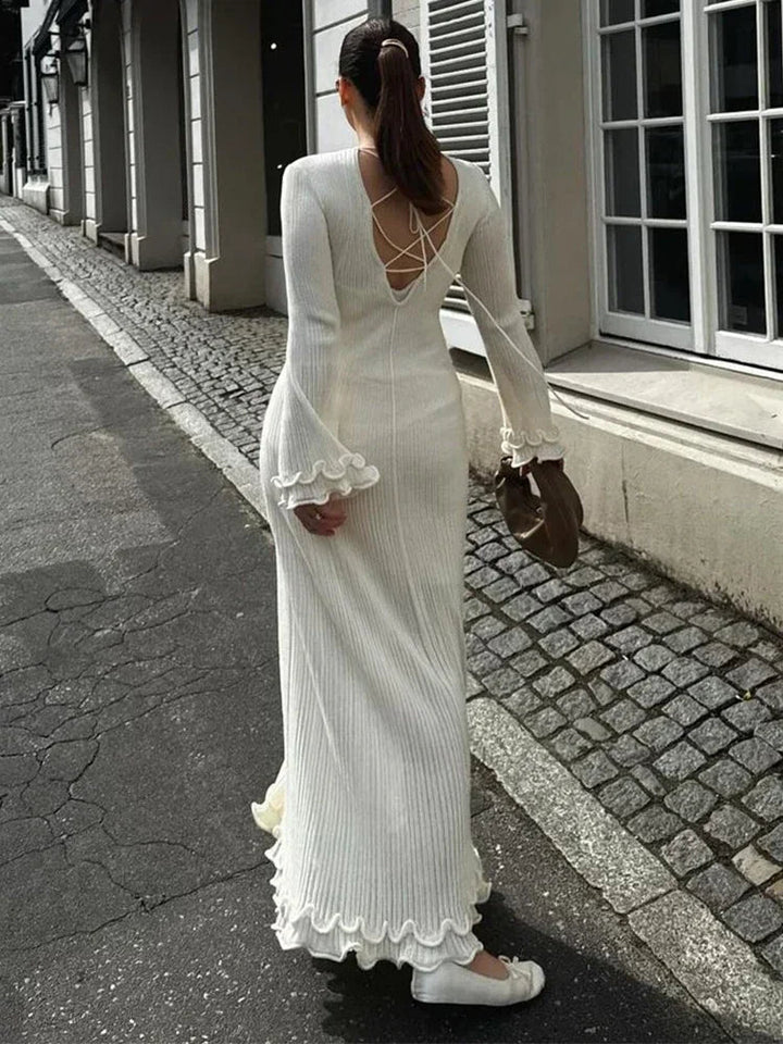 Blanca Ruffle Maxi Dress