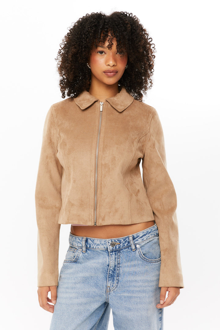 Brook Faux Suede Jacket