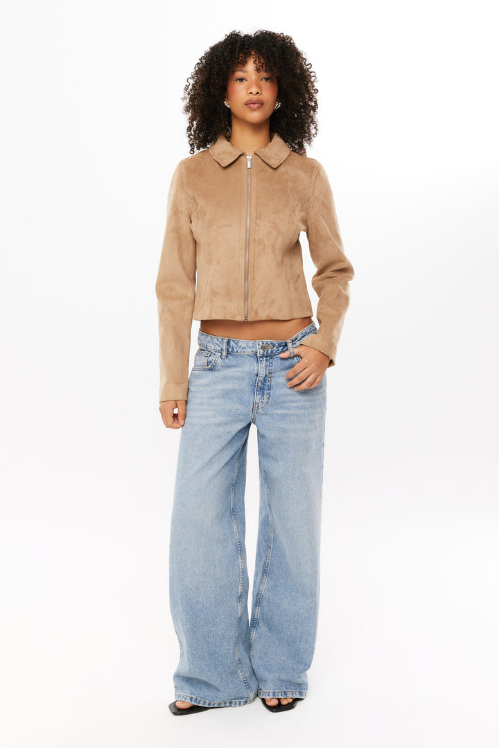 Brook Faux Suede Jacket