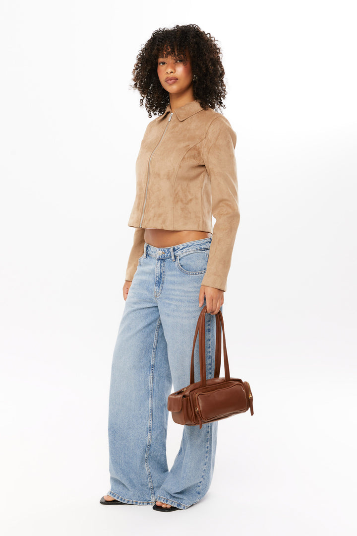 Brook Faux Suede Jacket