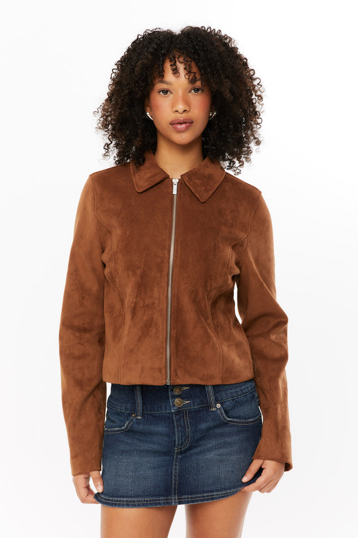 Brook Faux Suede Jacket