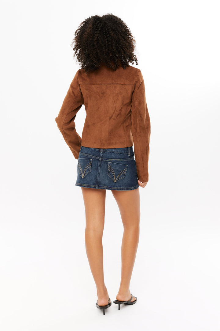 Brook Faux Suede Jacket