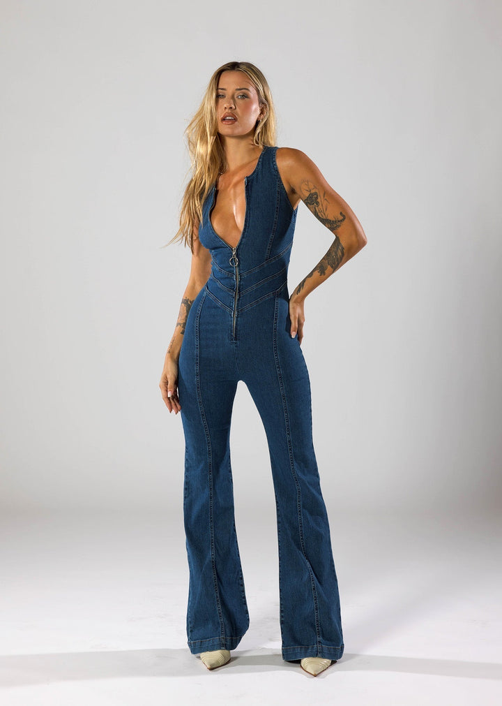 Fallon Denim Jumpsuit