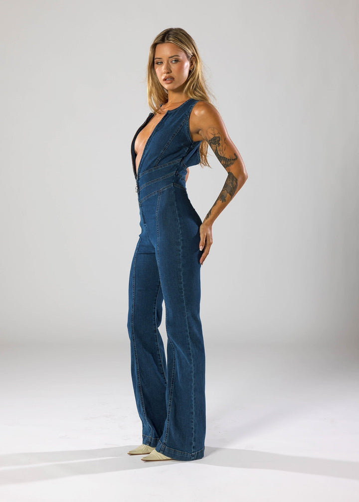 Fallon Denim Jumpsuit