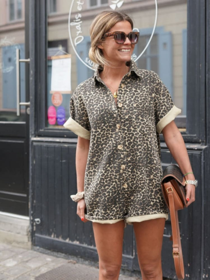 Harper Animal Print Jumpsuit