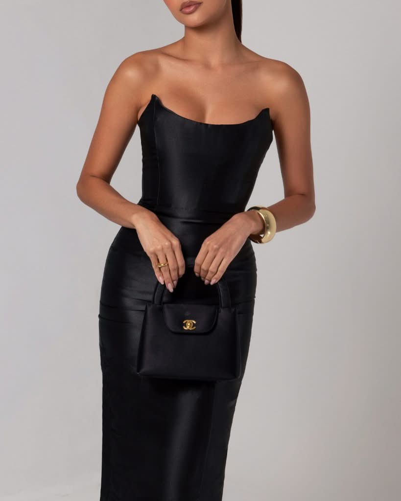 Jezel Corset Midi Dress
