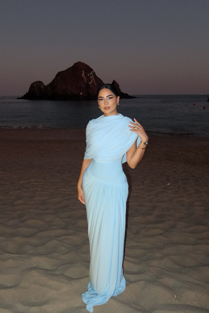 Katie Crewneck Maxi Dress