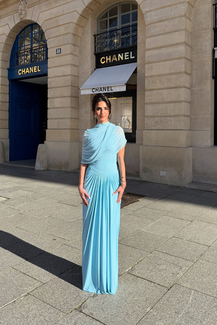 Katie Crewneck Maxi Dress