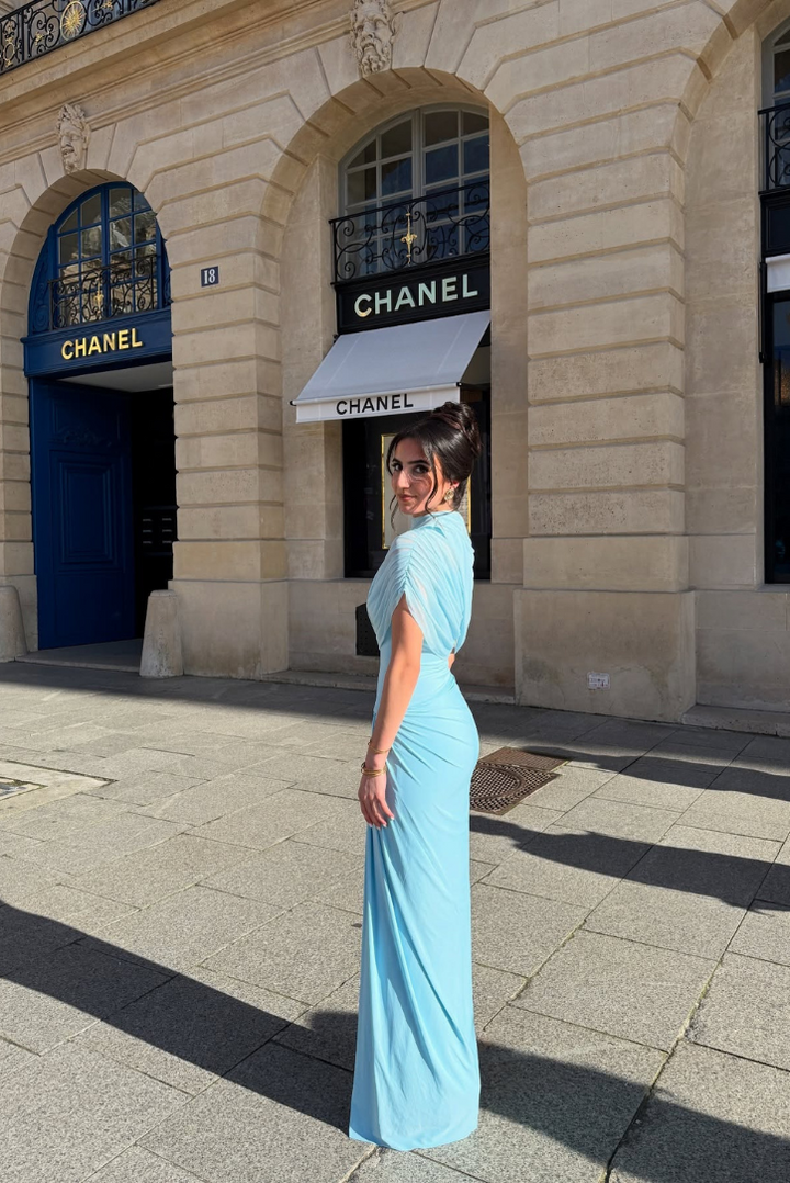 Katie Crewneck Maxi Dress