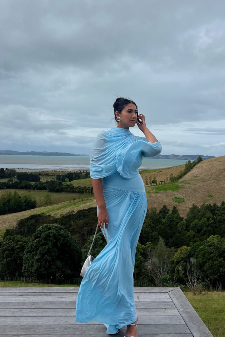 Katie Crewneck Maxi Dress