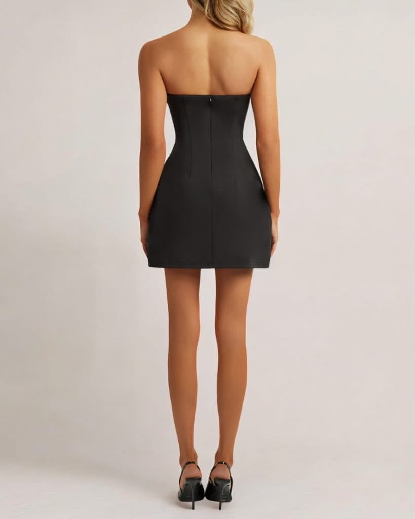 Kendra A Line Strapless Mini Dress