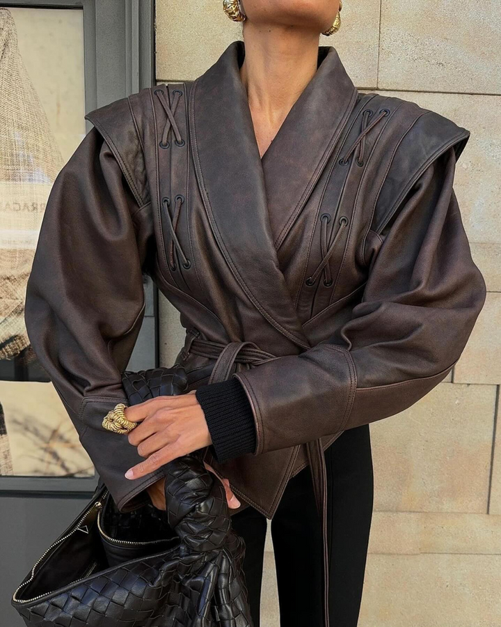 Lana Faux Leather Jacket