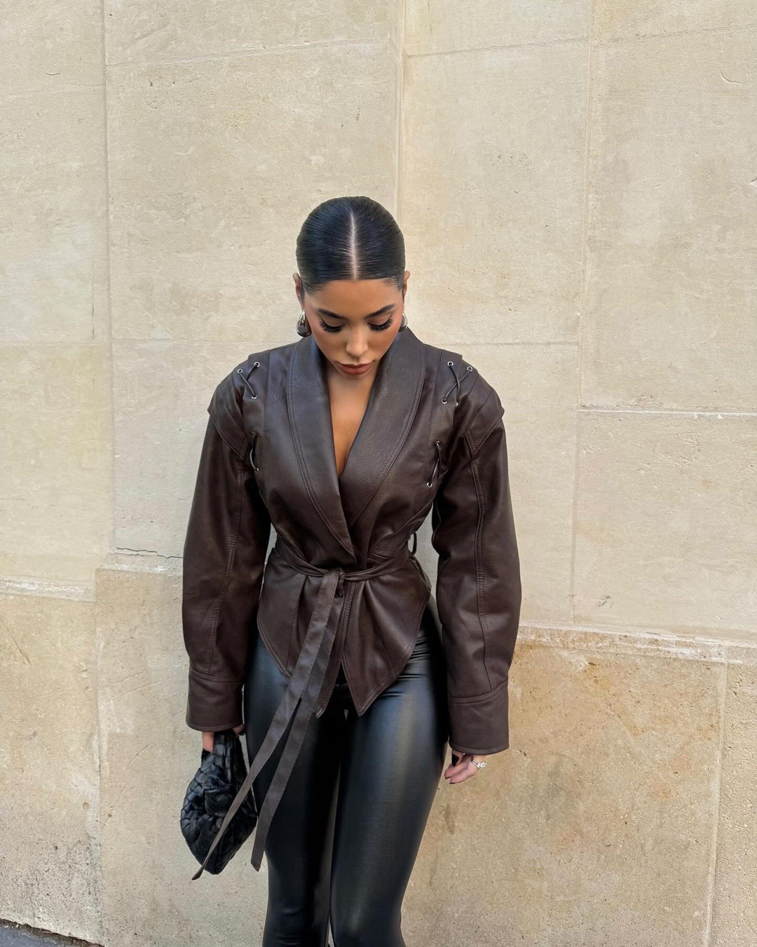 Lana Faux Leather Jacket