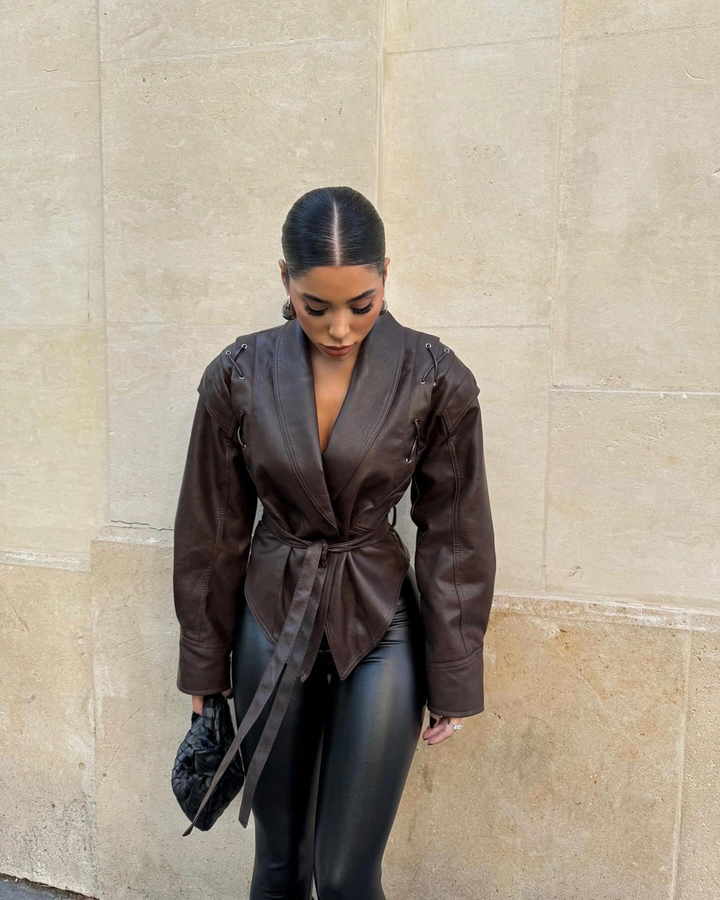 Lana Faux Leather Jacket