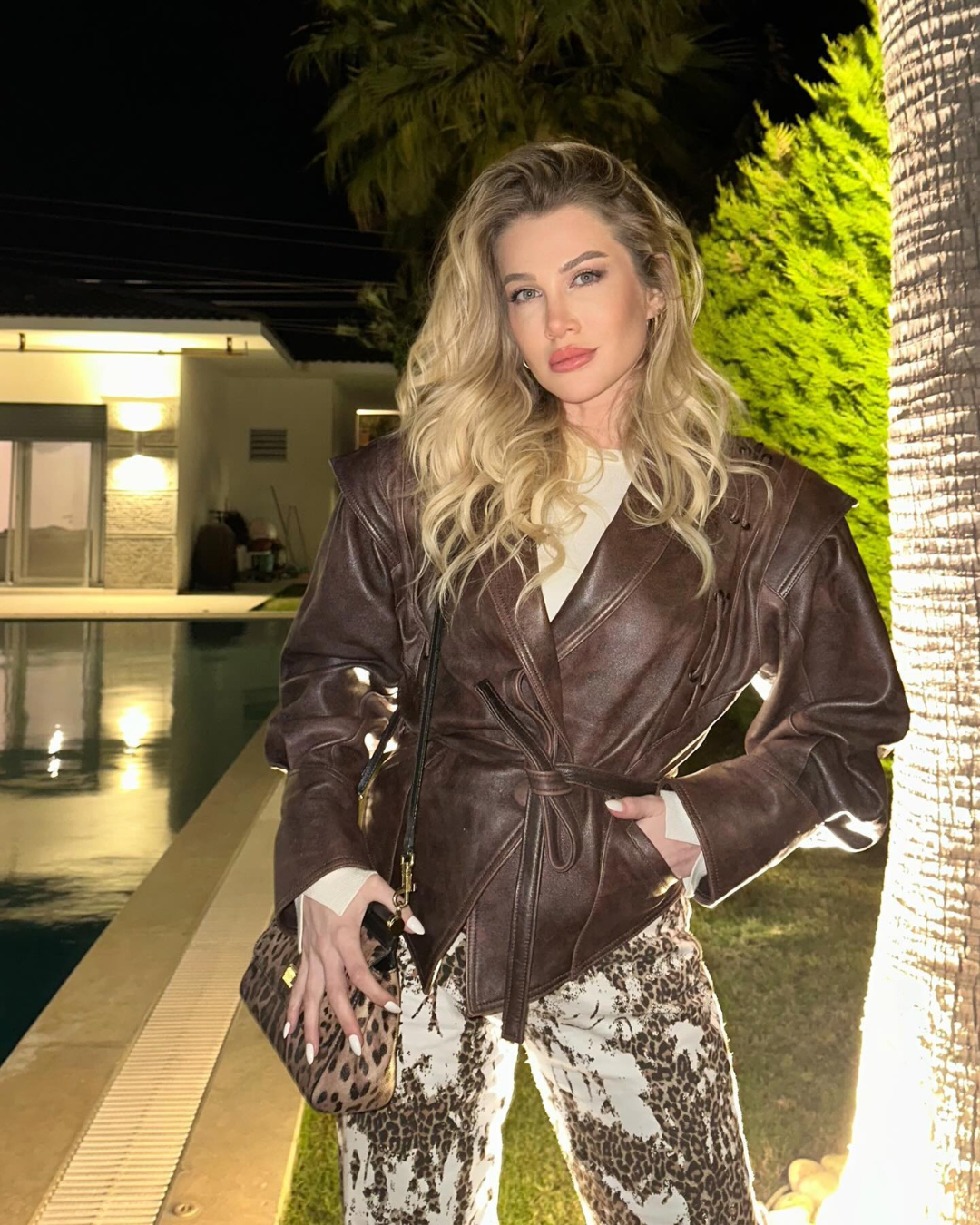 Lana Faux Leather Jacket