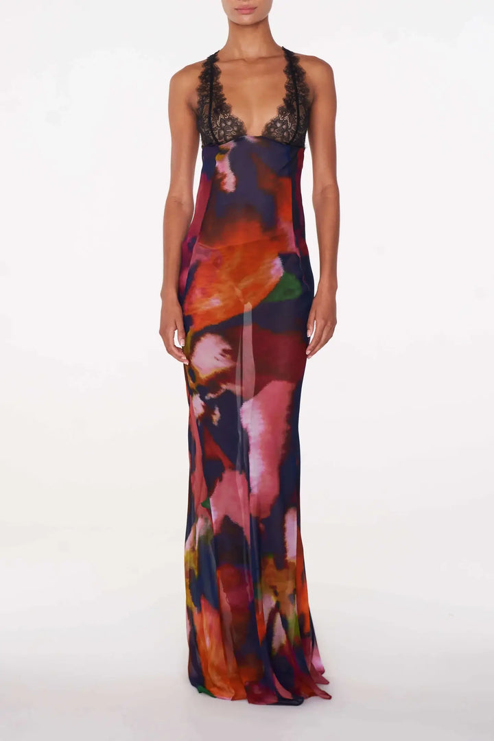 Lydia Sheer Maxi Dress