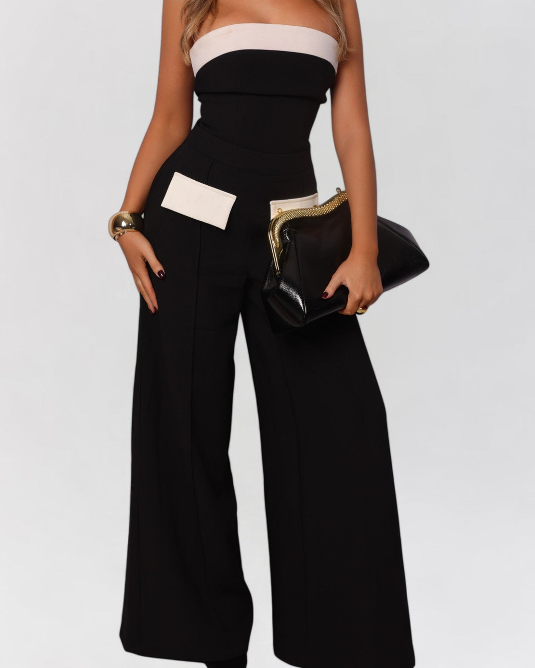 Sandra Strapless Jumpsuit