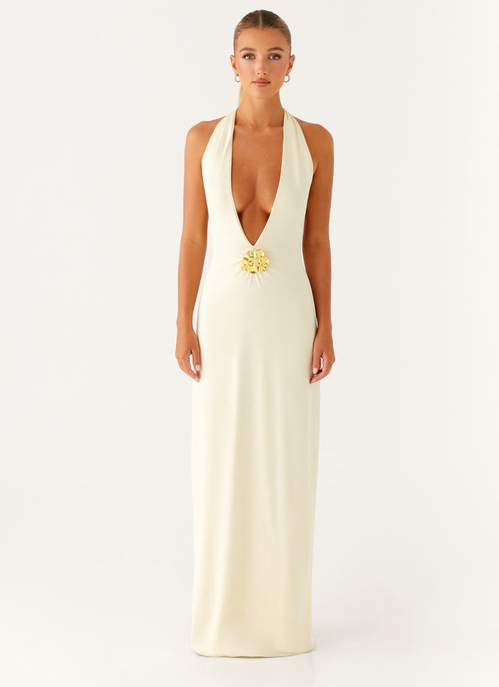 Austra V-Neck Maxi Dress