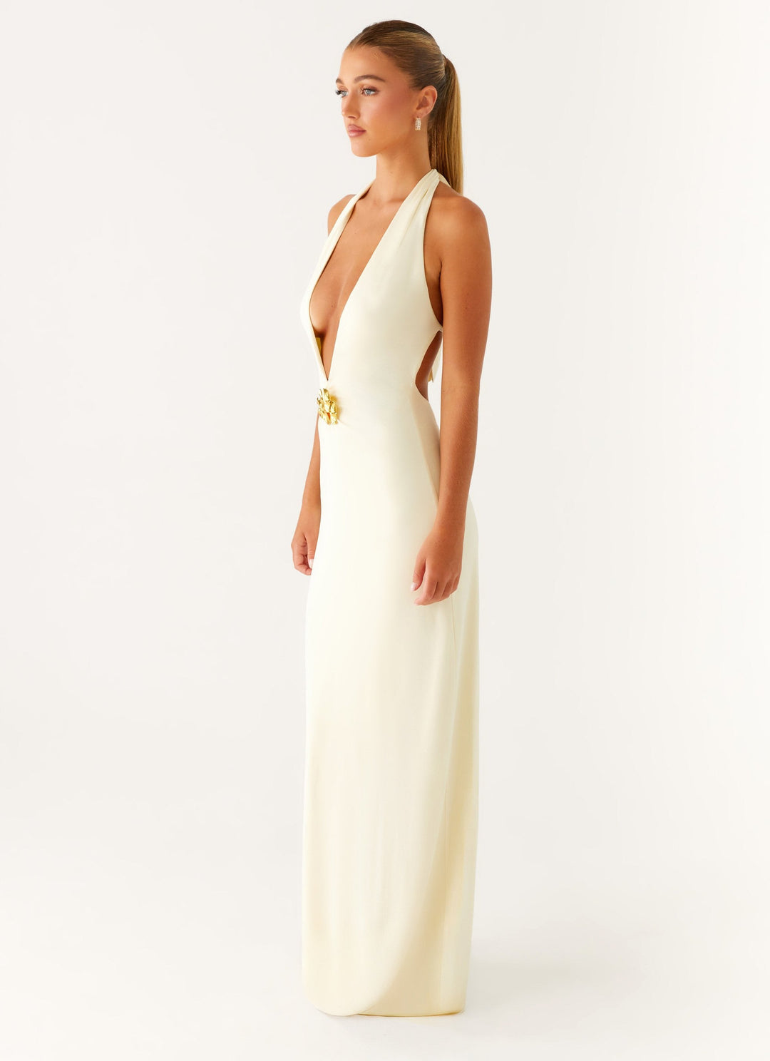 Austra V-Neck Maxi Dress