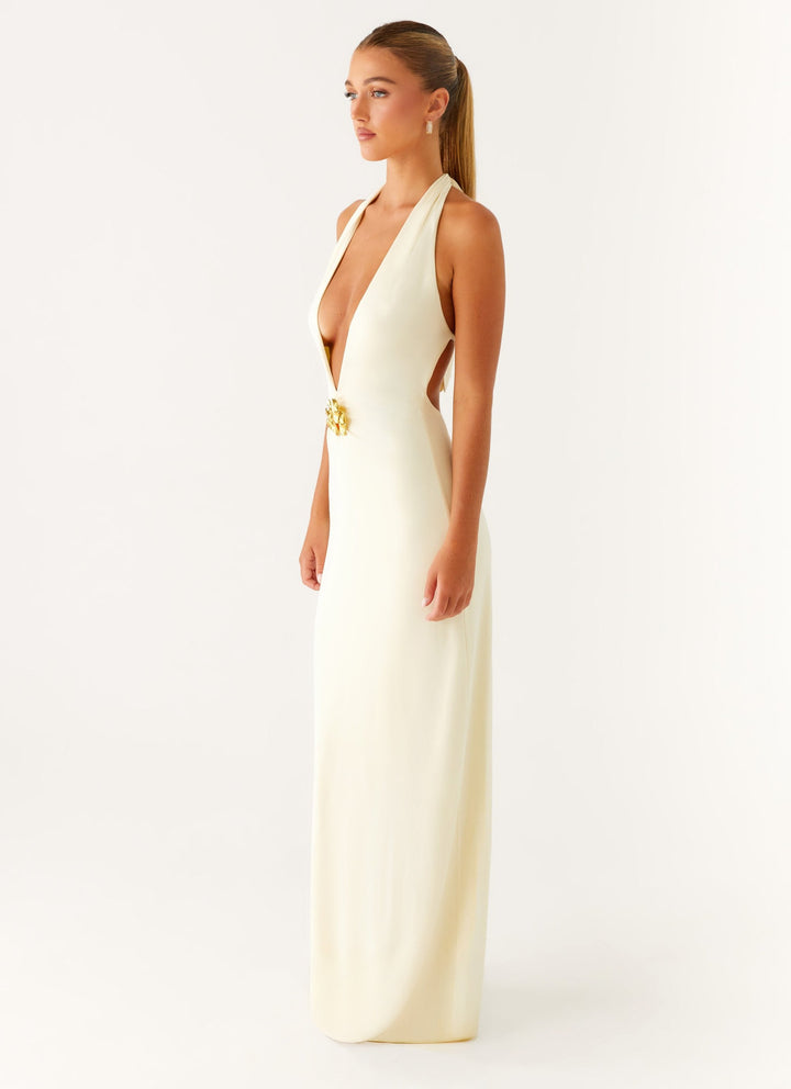 Austra V-Neck Maxi Dress