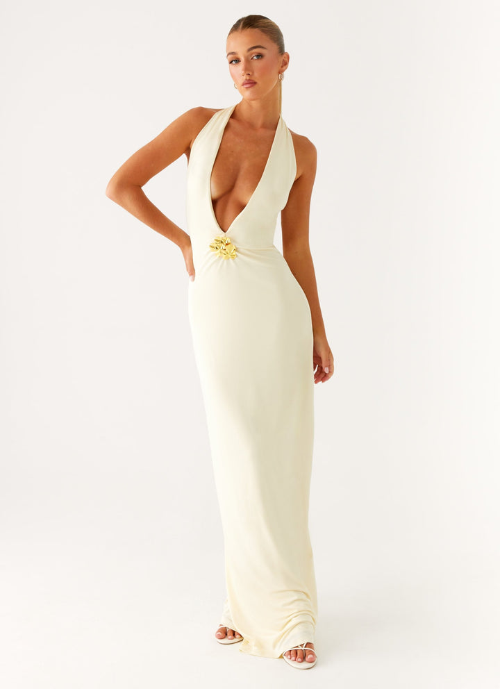 Austra V-Neck Maxi Dress