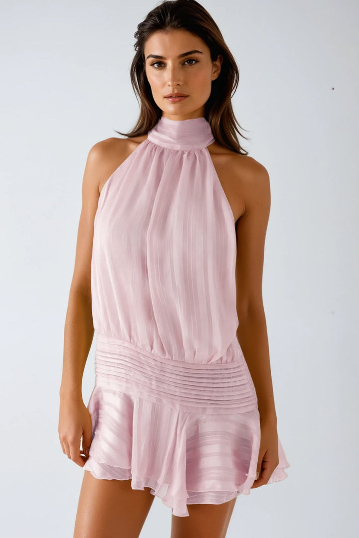 Eva Halter Mini Dress