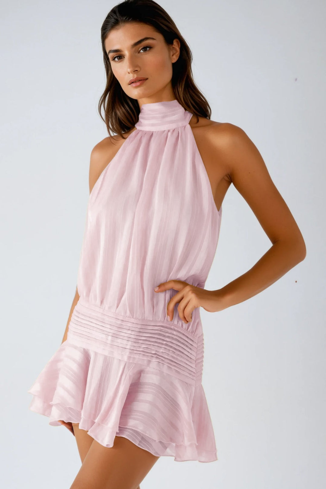 Eva Halter Mini Dress