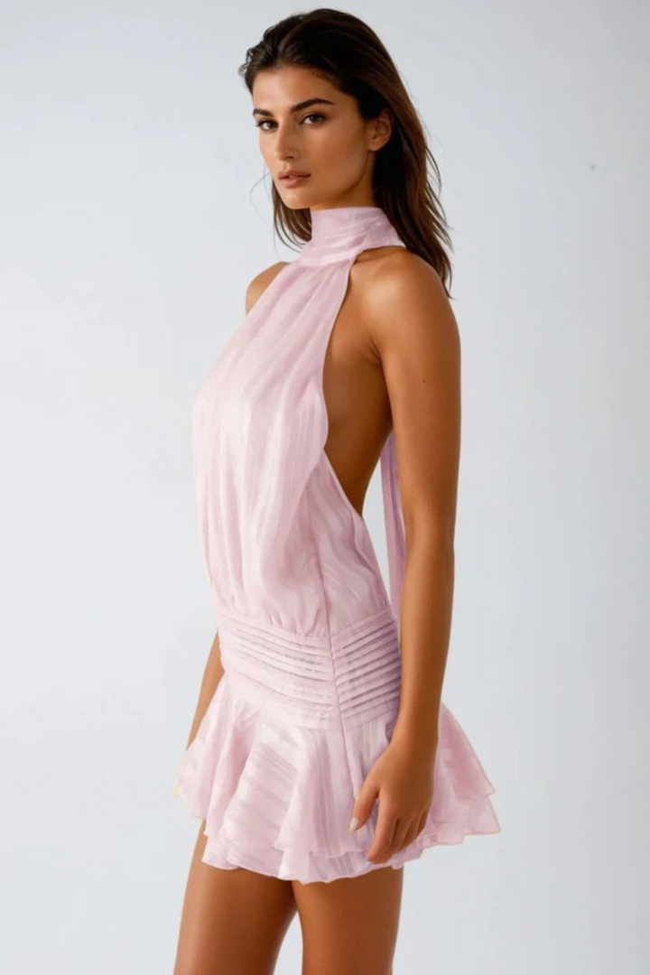 Eva Halter Mini Dress
