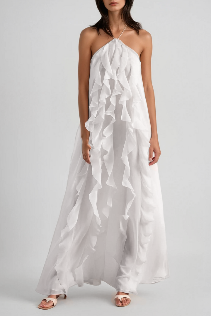 Chloe Backless Maxi Dress