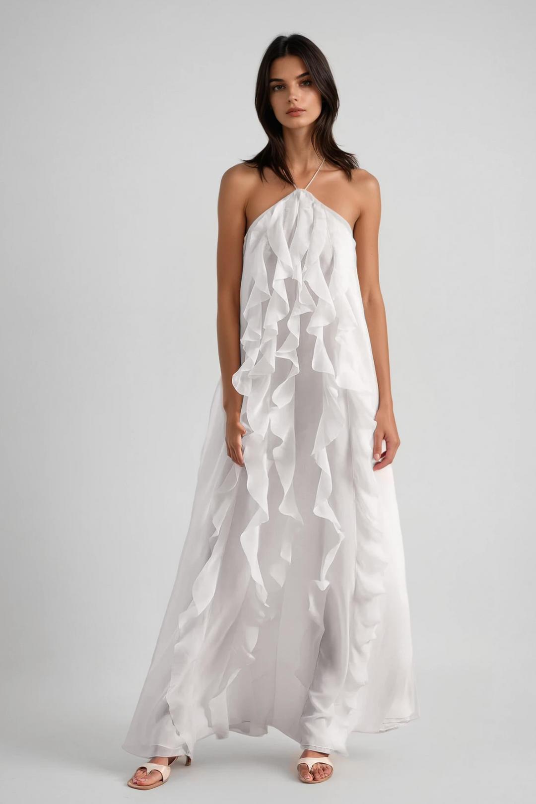 Chloe Backless Maxi Dress