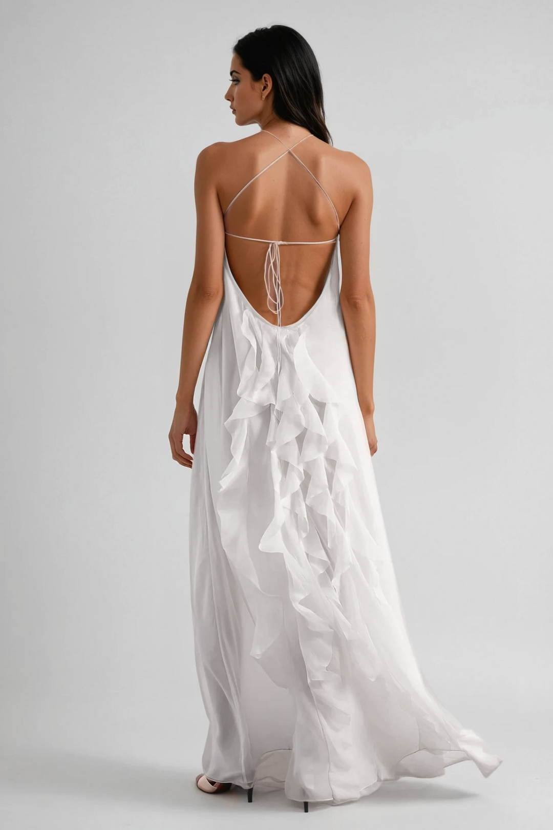 Chloe Backless Maxi Dress