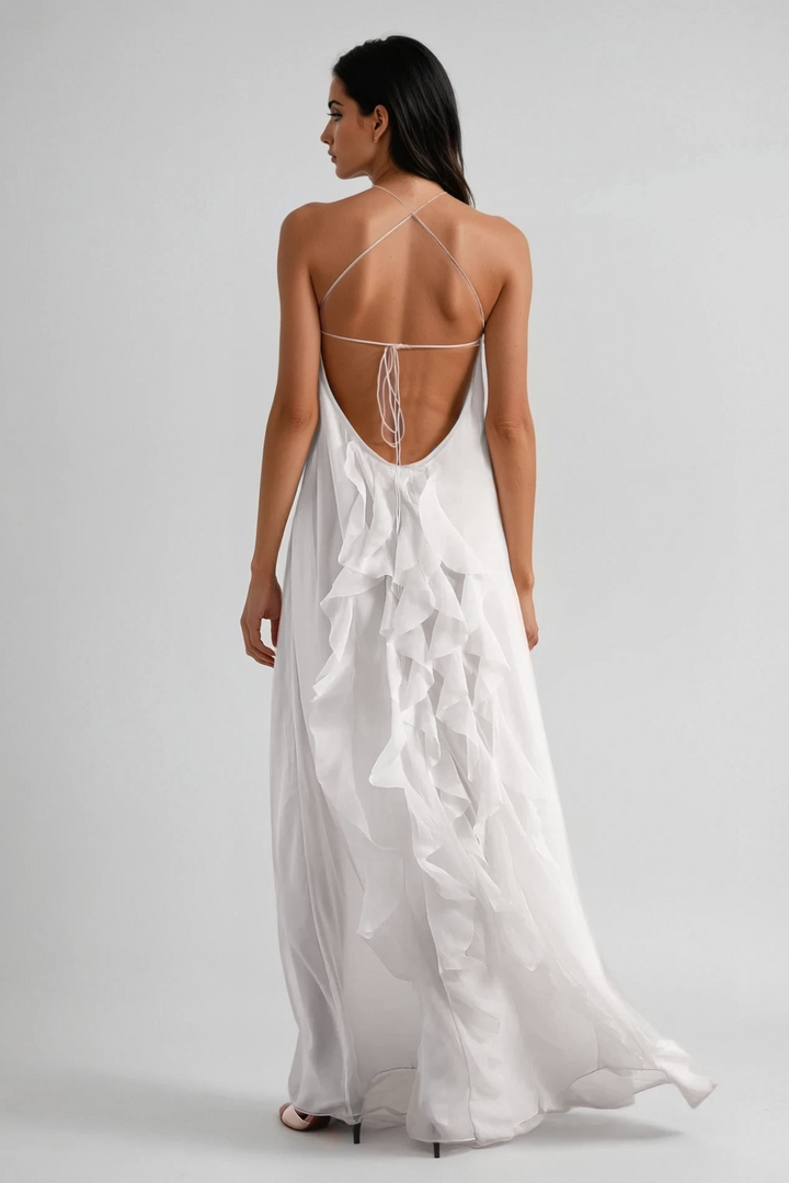 Chloe Backless Maxi Dress