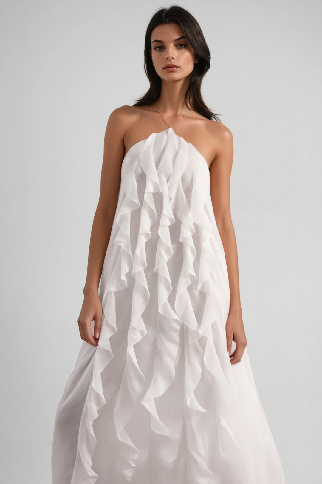 Chloe Backless Maxi Dress