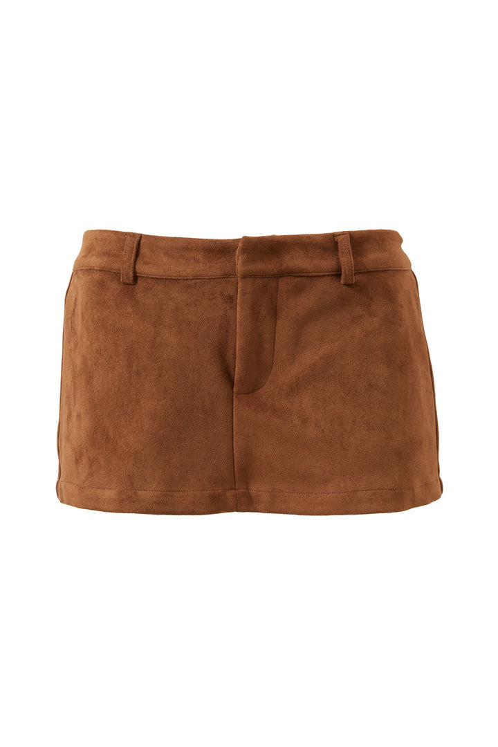 Brook Faux Suede Skort