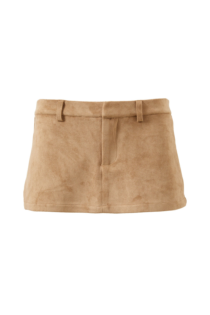 Brook Faux Suede Skort