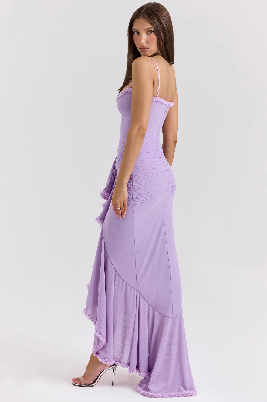 Ruby | Charming Ruffled Gown